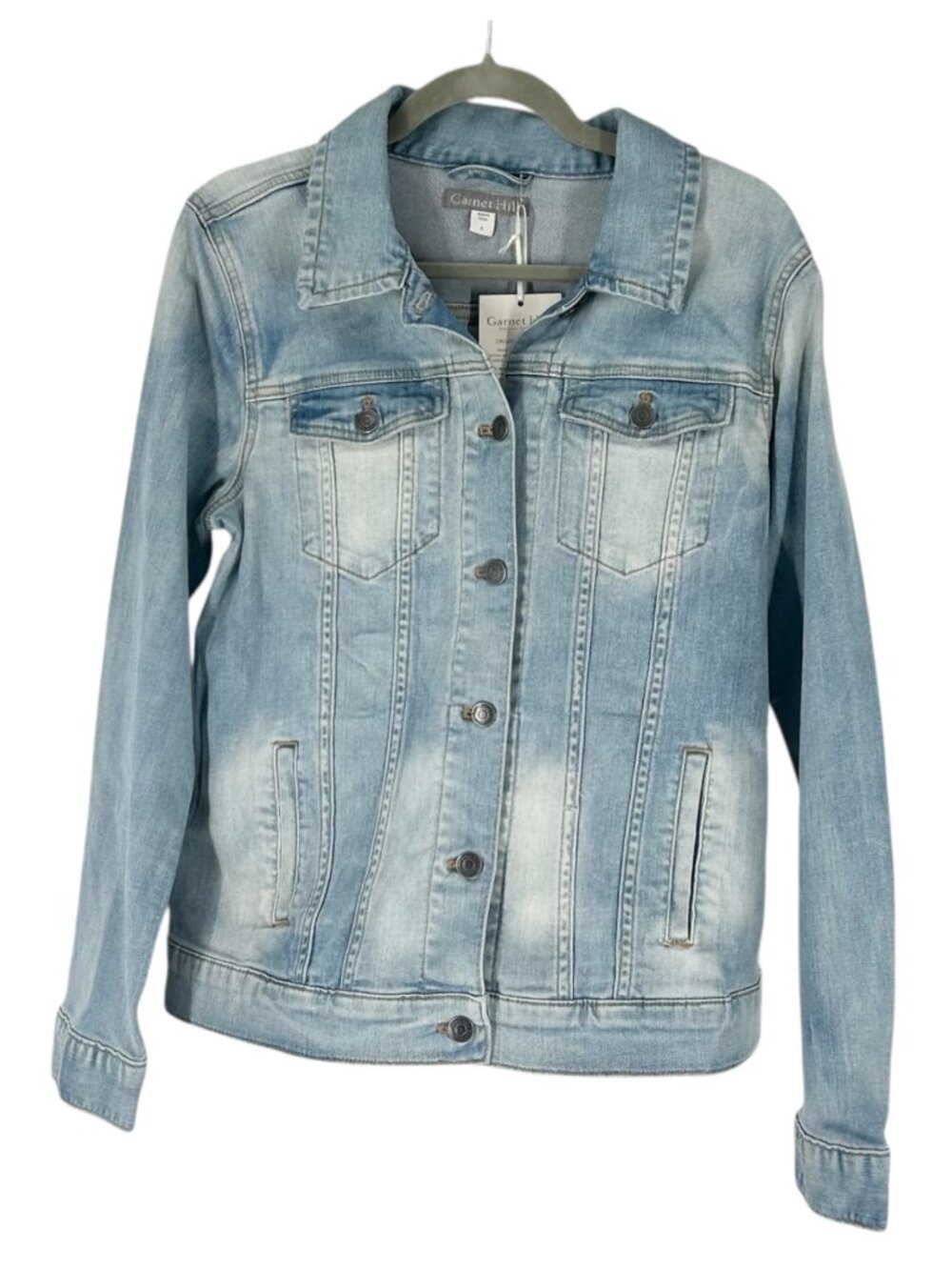 NWT Garnet Hill Organic Cotton Denim Jacket